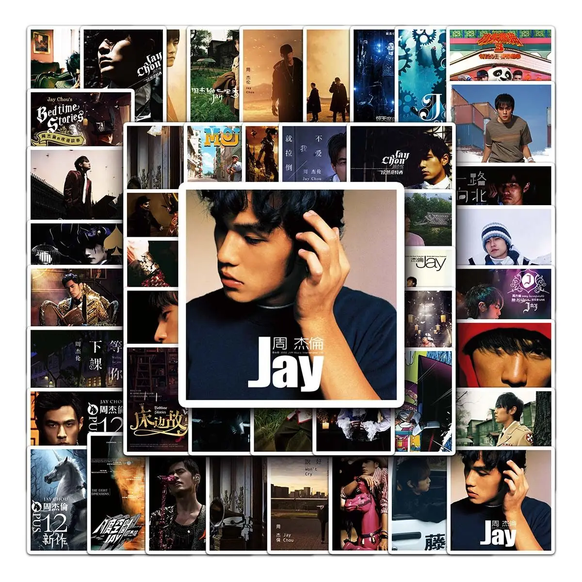 

50 шт., декоративные водонепроницаемые наклейки для альбома, ноутбука