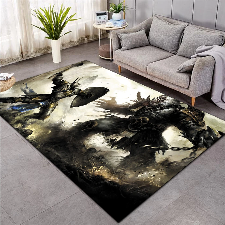 knights templar cavalier carpet soft flannel 3d print rug parlor mat area rug anti slip large carpet rug living room decor 003 free global shipping