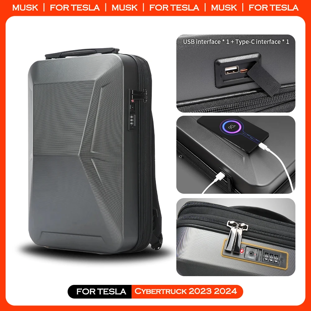 Деловой рюкзак в форме кибергрузовика 2024 водонепроницаемый для ноутбука с