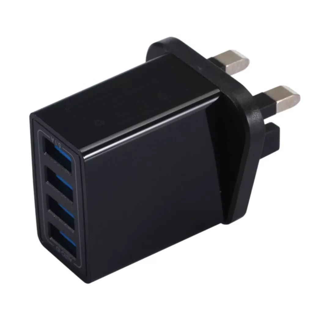 4 Port Charger 5.1A UK Wall Chargers USB Adapter Fast Charging Station Power Charge For Iphone For huawei 7