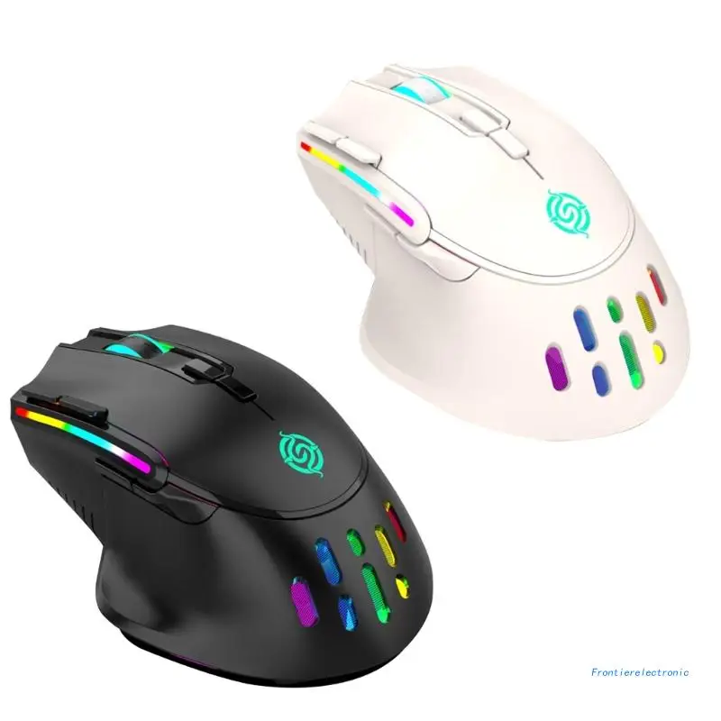 

Adjustable RGB Wireless Gaming Mouse with RGB Backlights 3 Adjustable DPI Levels DropShipping