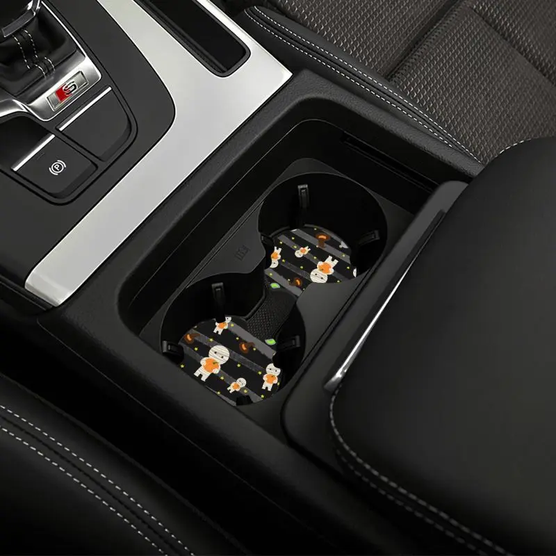 Подставки для автомобиля на Хэллоуин-tema нескользящий коврик подставка чашки