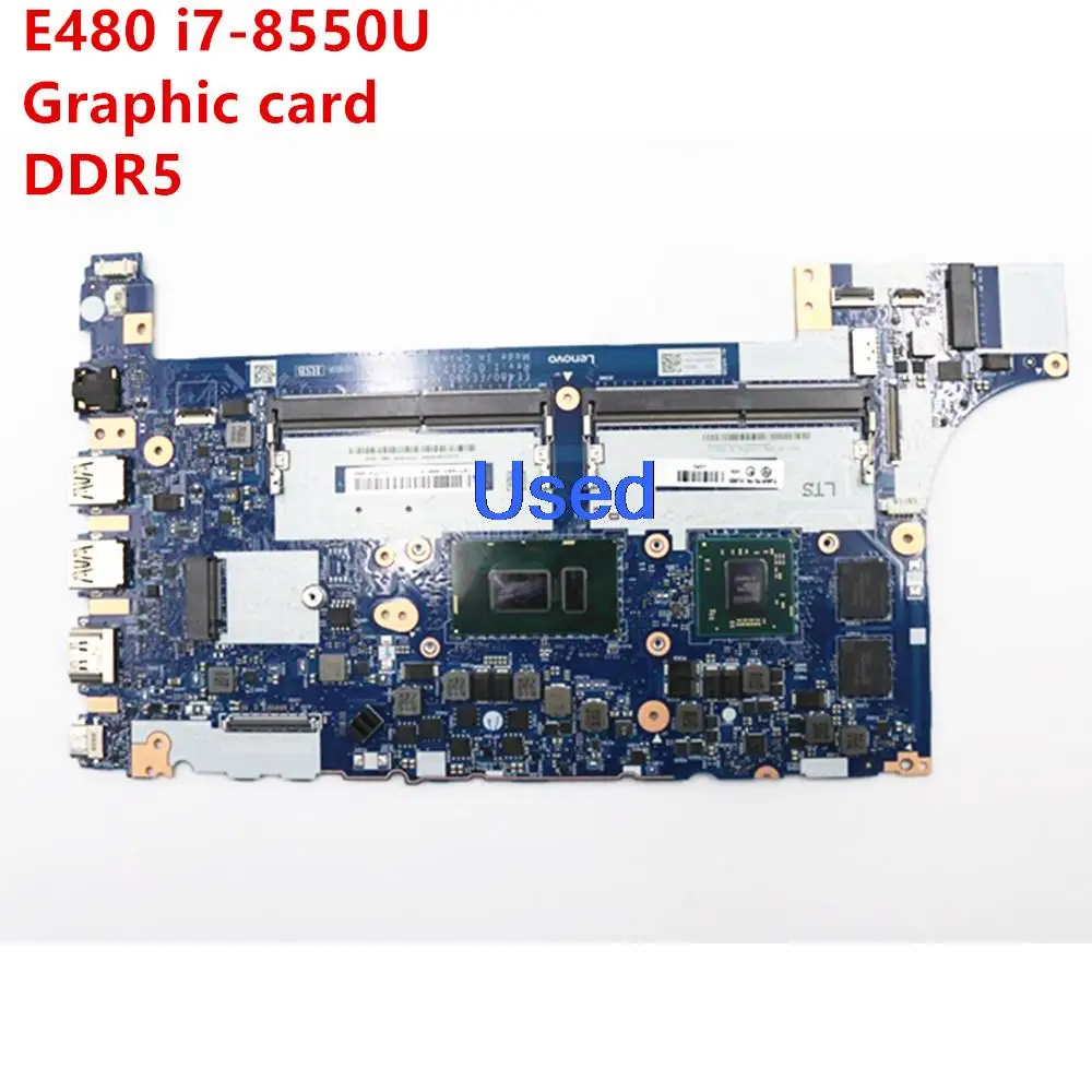 

Original for Lenovo ThinkPad E480 E580 Motherboard I7-8550U Independent Graphics Card 2G NM-B421 01LW201 01LW200 01LW199
