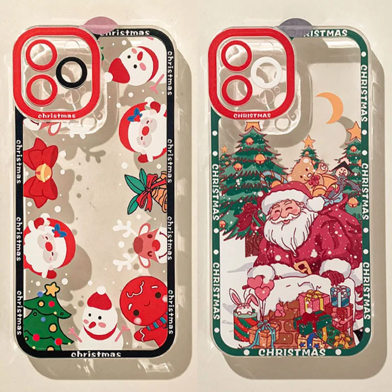 Christmas Tree Graphic Case For Xiaomi Redmi Note 13 12 11 Pro Plus 4G 5G 12S 11S 10 10S 9 9S 8 13C 12C 10C Silicone Back Cover