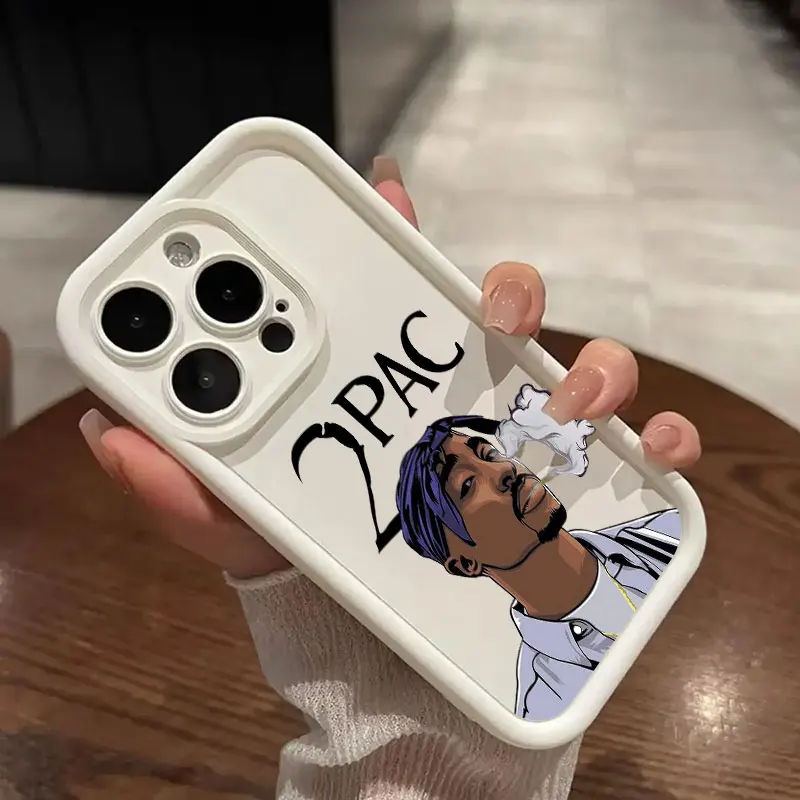 Горячий чехол для телефона Rapper Tupac 2PAC Oppo Reno12 Reno11 Reno10 Reno8 Reno7 Reno6 Z T F Pro Plus 4G 5G с мягкой