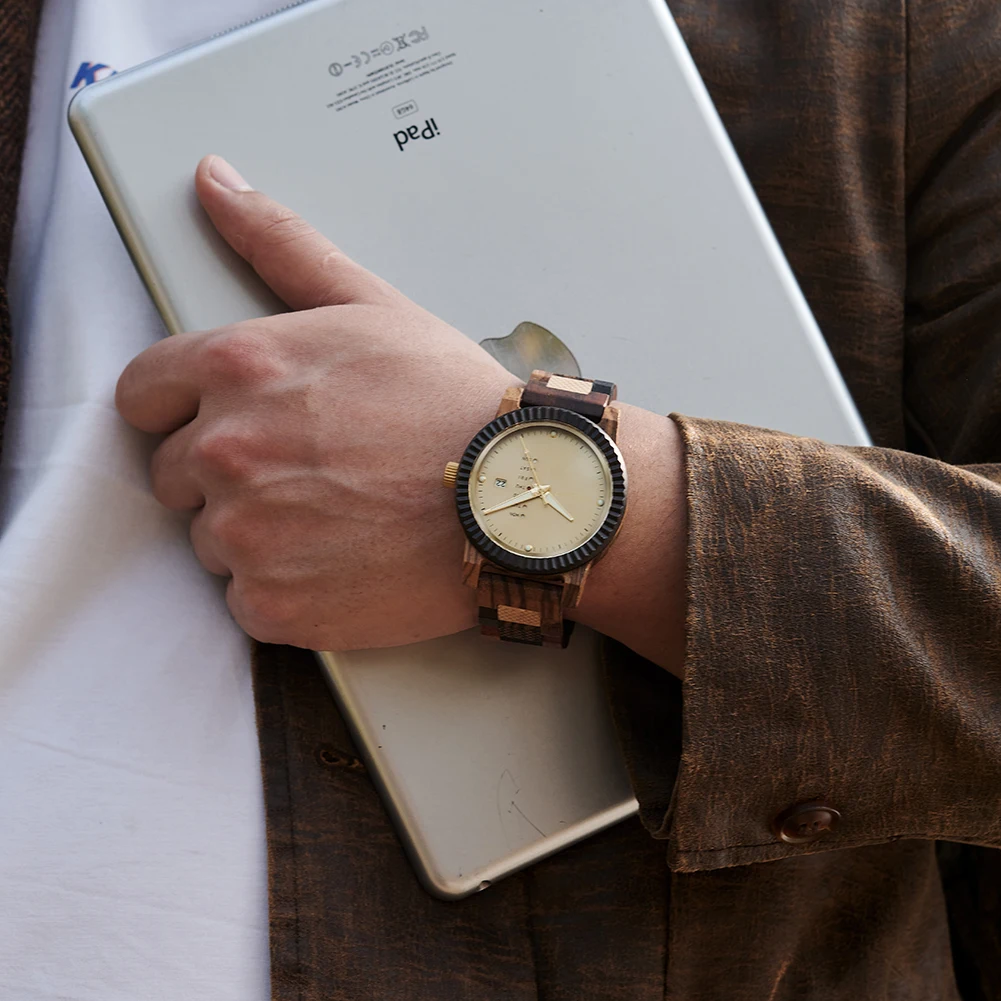 Мужские часы BOBO BIRD с отображением недели деловые поддержкой OEM Прямая поставка по