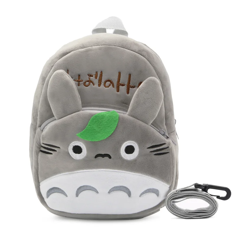 

2-4 year Baby Kindergarten Cartoon Anti-lost School Bags Cute Totoro Plush Backpack anime plush doll children schoolbag backpack