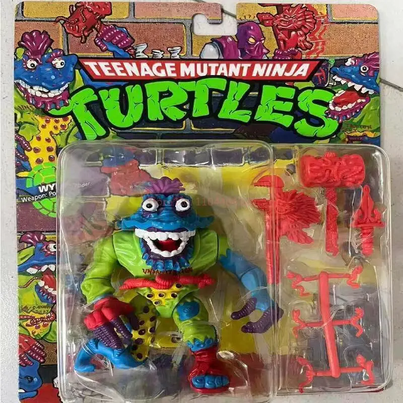 Фото Горячая распродажа: Фигурка-модель Playmates Teenage Mutant Ninja Turtles - Стальной Хвост, Антракс, Хромированный Купол, Подарок №5