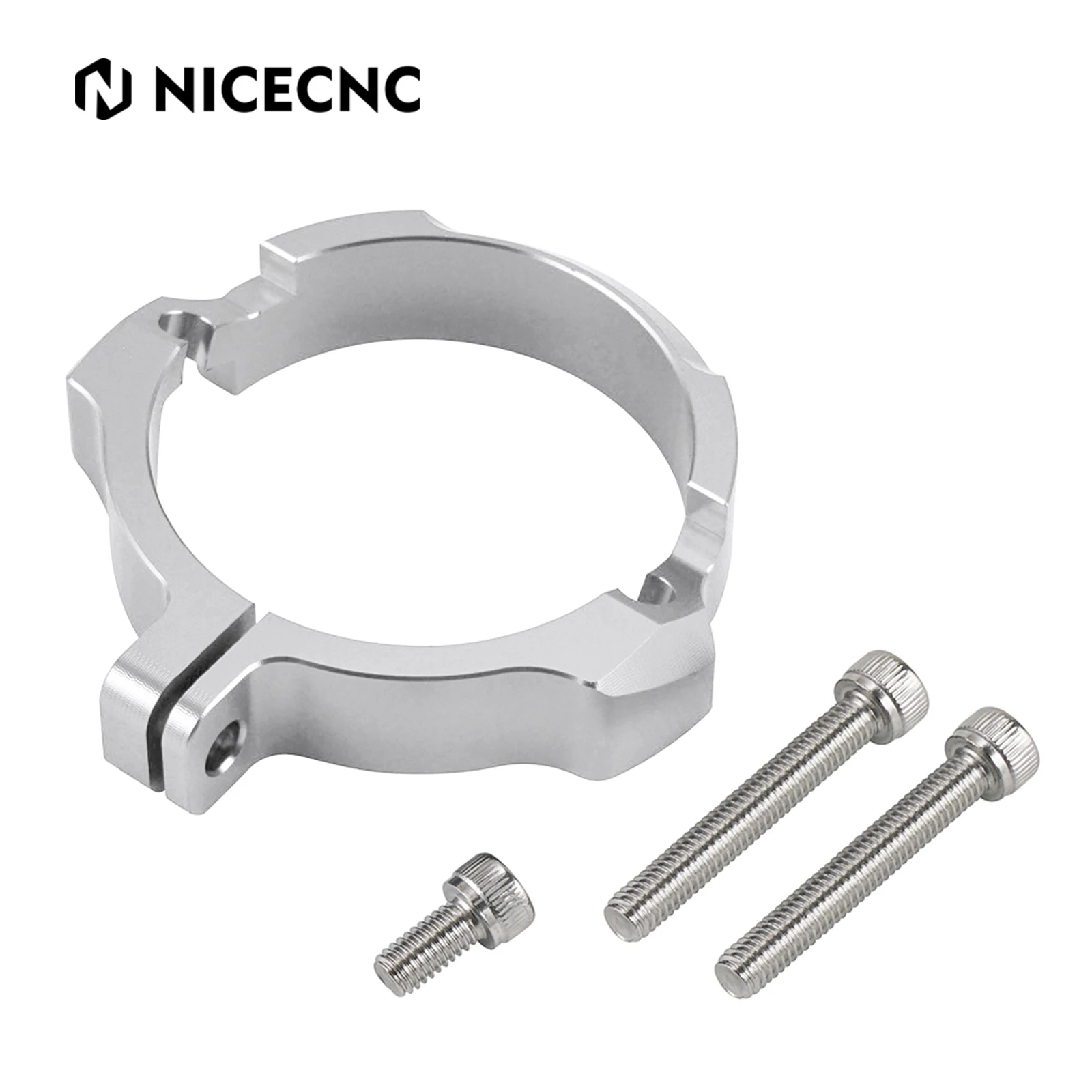 

NICECNC мотоциклетный выхлопной фланцевый защитный чехол для GASGAS GAS EX EC MC 250 300 EC250 2021-2023, алюминиевые аксессуары