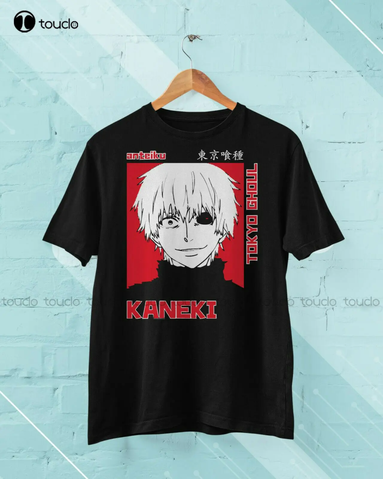 

Tokyo Ghoul - Kaneki Classic T-Shirt Anime Tokyo Ghoul Ghoul Kaneki Manga Red T Shirt Outdoor Simple Vintag Casual T Shirts New