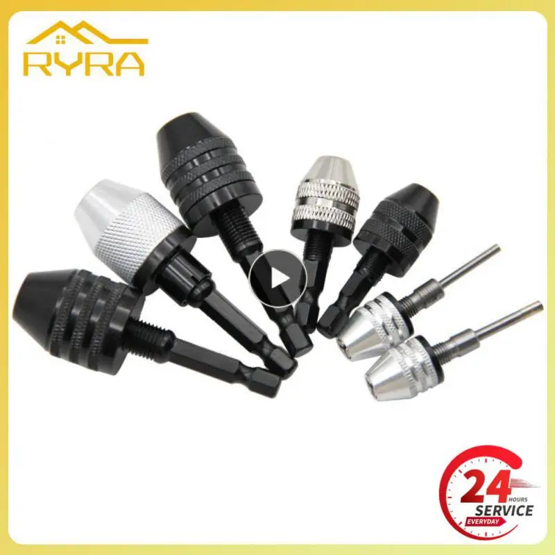 

1~10PCS Self-tighten Mini Chuck Fixture Alloy Hex Shank Drill Bits Adapters Hex Shank Quick Change Converter Keyless