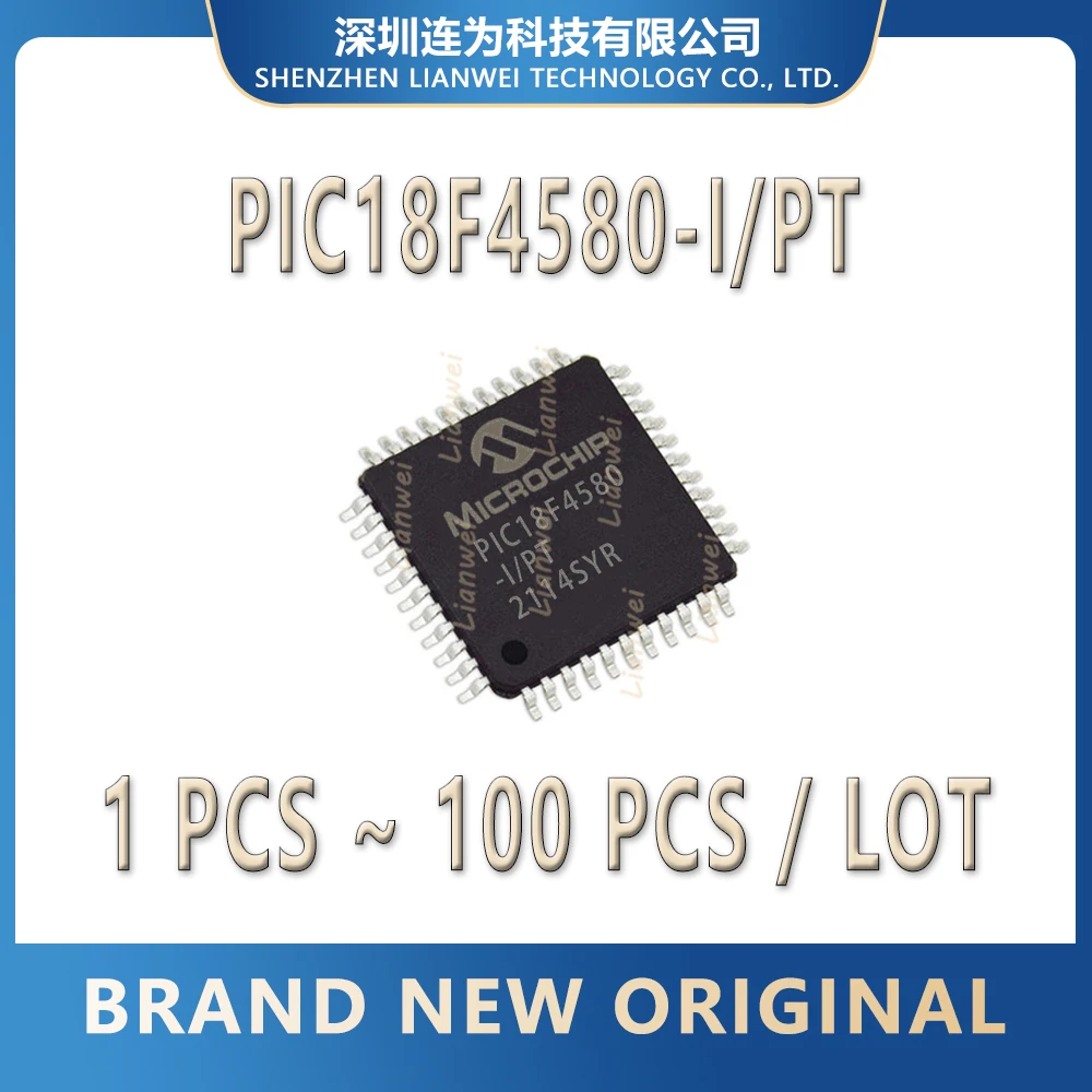 PIC18F4580-I/PT PIC18F4580-I PIC18F4580 PIC18F PIC18 PIC IC MCU Chip TQFP-44