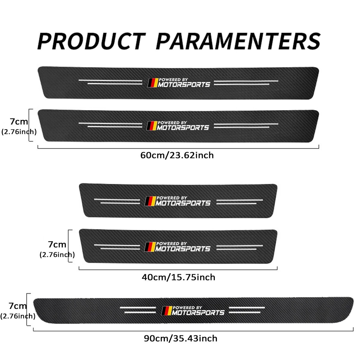 Защитная наклейка на автомобильный бампер из углеродного волокна для BMW F30 G30 G20 X3