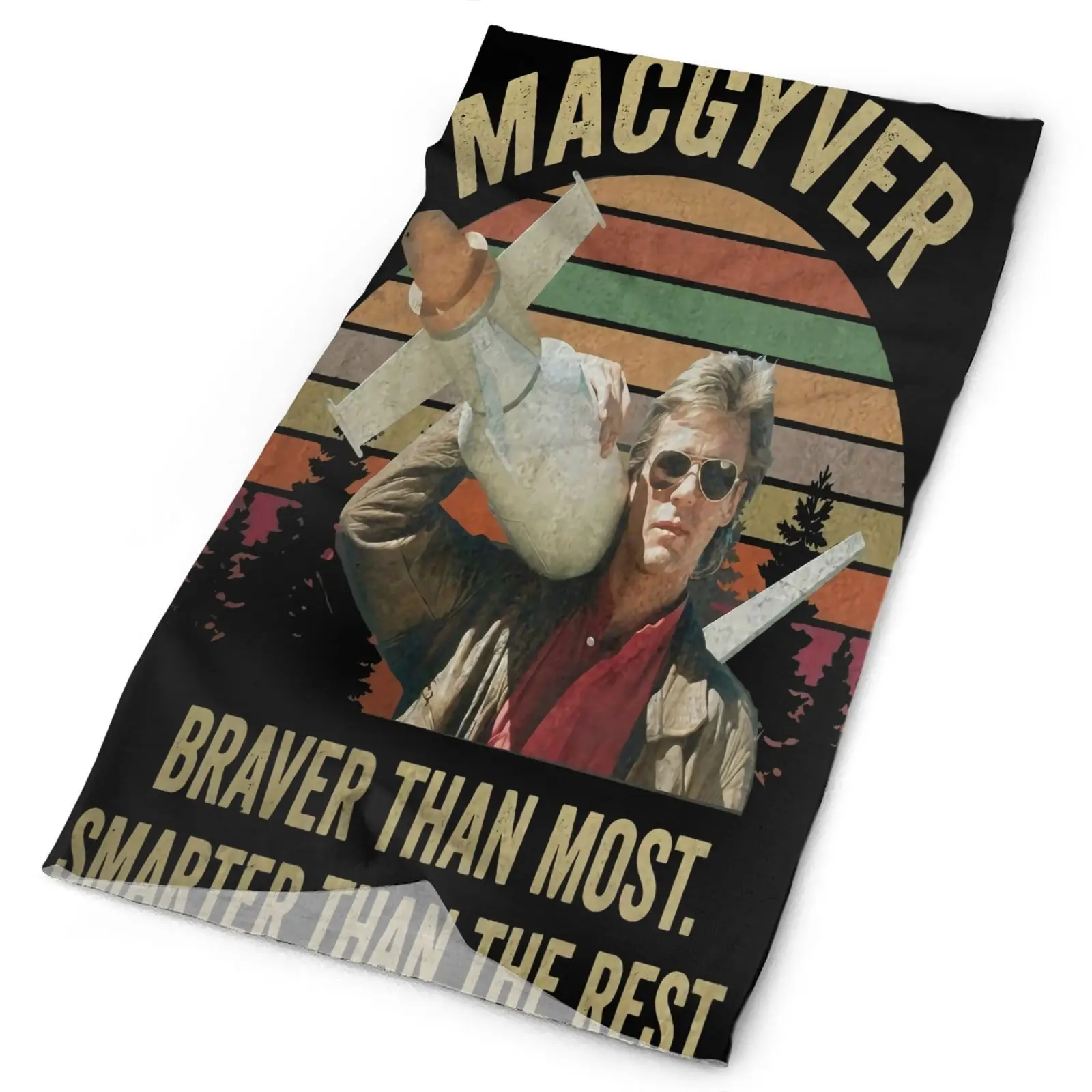 

Мужская бандана-шарф Macgyver для ТВ-шоу, Ричард Дин, Мужская бандана, Мужская лыжная маска, полумаска