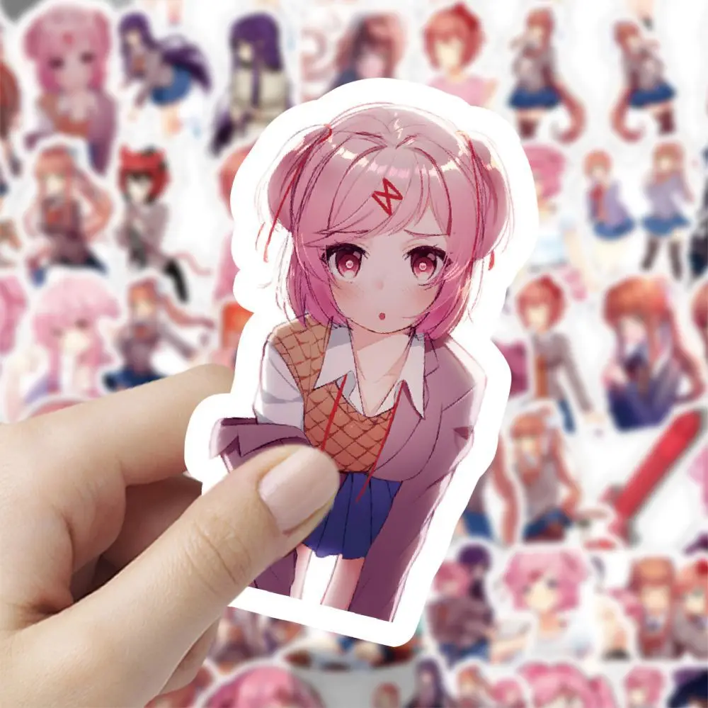 Фото НОВАЯ игра Новые декоративные водонепроницаемые наклейки DDLC №2