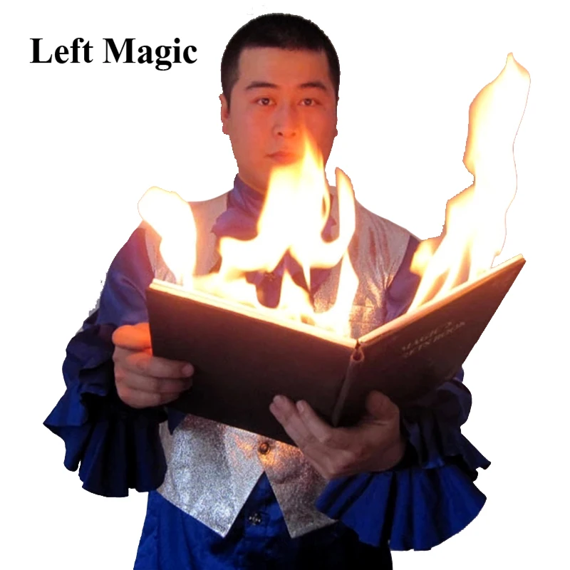 Dove from Fire Book Fire Magic Stage Magic Tricks props professional magician magia illusion