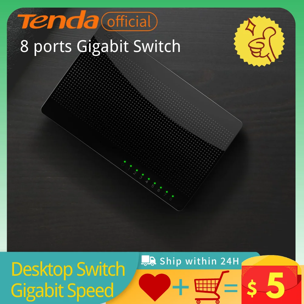 Ethernet-коммутатор Tenda Мбит/с |