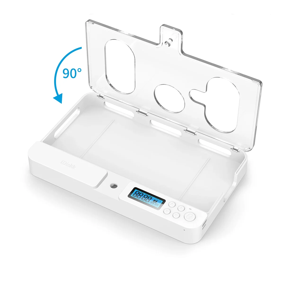 Прозрачный шкафчик для телефона с умным таймером самодисциплина ящик мобильного