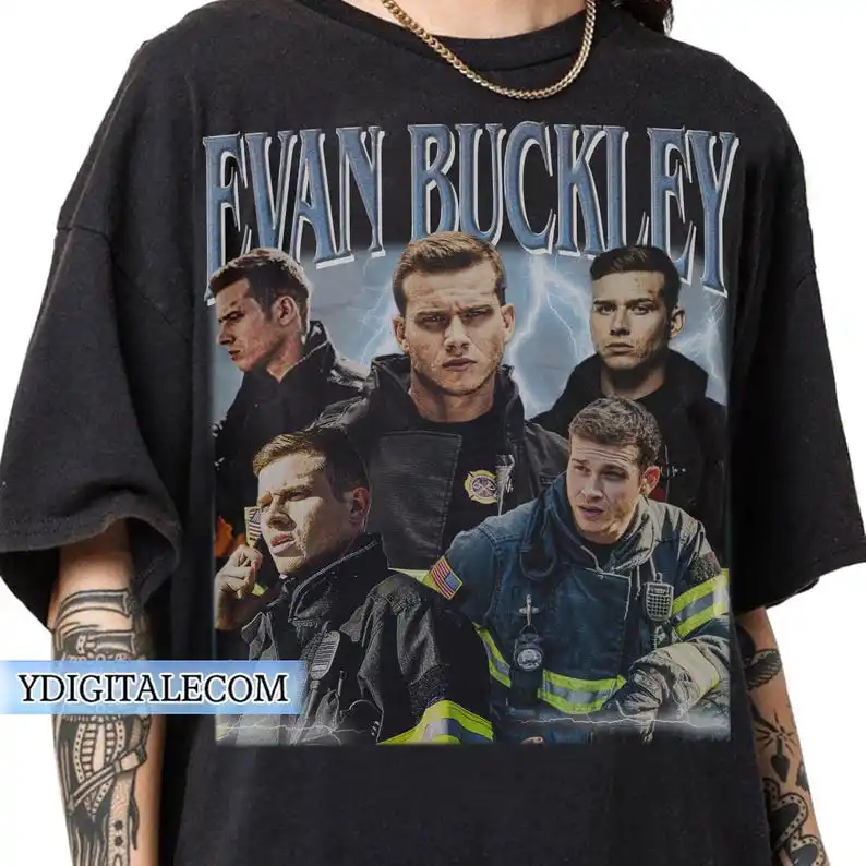 Винтажная футболка Evan Buckley в графическом стиле 90-х годов, винтажная рубашка Evan Buckley, подарки для мужчин и женщин, футболка унисекс (art.: 3920ce8d103a5) - 3920ce8d103a5