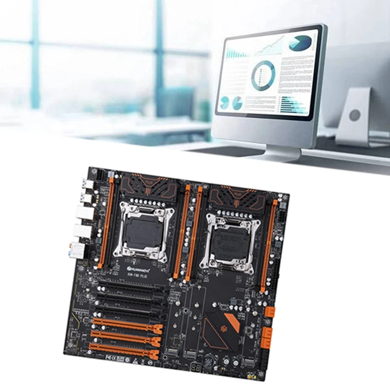 Ceny HUANANZHI X99-F8D PLUS Płyta Główna Podwójny Procesor Wsparcie Płyty Głównej LGA2011-3 Procesor Wsparcie DDR4 1866/2133/2400Mhz