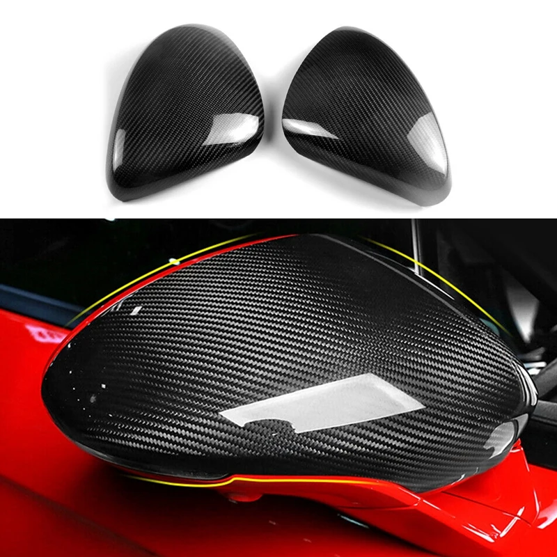 

Car Accessories Mirror Cover Side Rearview Mirror Cover Door Mirror Cover For 2017-2022 Porsche Paramera 971