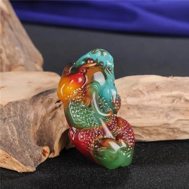 

Xinjiang, красочные нефритовые подвески для мужчин и женщин, мужские подвески на удачу