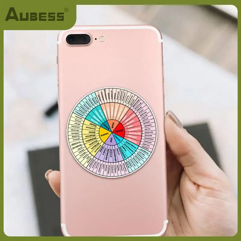 

High Temperature Resistant Practical Emotional Wheel Fashion Simple Cell Phone Decorations Portable Convenient Sticker Durable