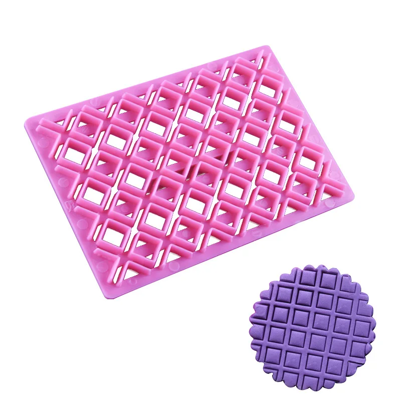 Форма пластиковая для выпечки торта шоколада помадки печенья украшение тиснения