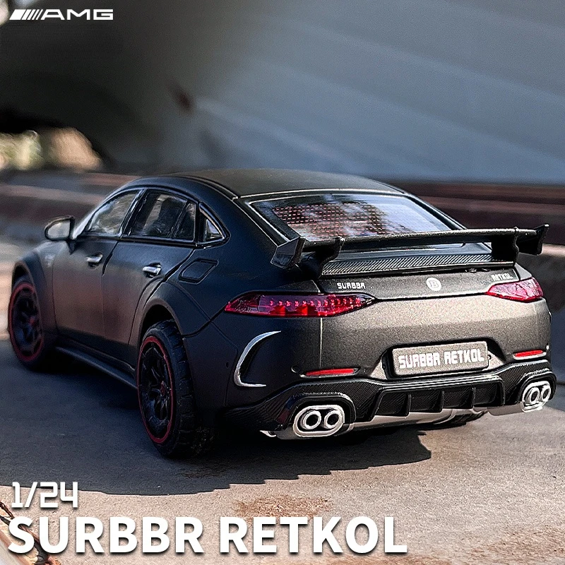 Модель автомобиля из сплава Benc Rocket 1/24 модель AMG GT 63 под давлением Игрушечная