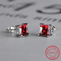 stud earrings for women hypoallergenic 100 sterling classic earring girlfriend gift wedding fine jewelry