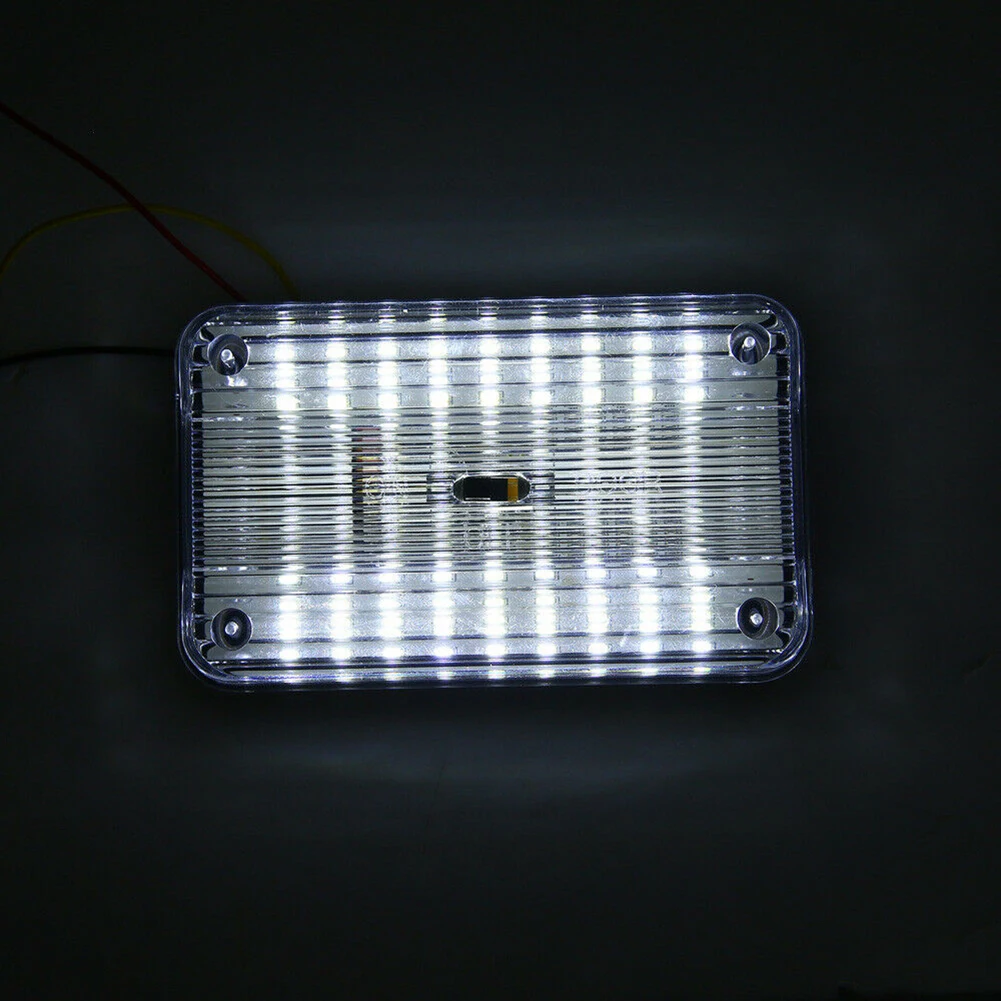 

12V 36 LED Car Reading LED Night Strip Light Interior Light Ceiling Lamp with On/Off Switch for Van Lorry Truck Camper Boat