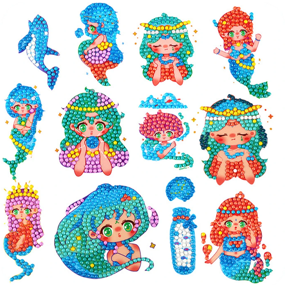 

Алмазная 5D картина по номерам, 12 шт.