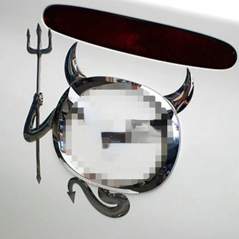 

4 Color Devil 3D Car Sticker Car-Styling Decal Waterproof and Sunscreen PVC Sticker Car Logo Modification Universal