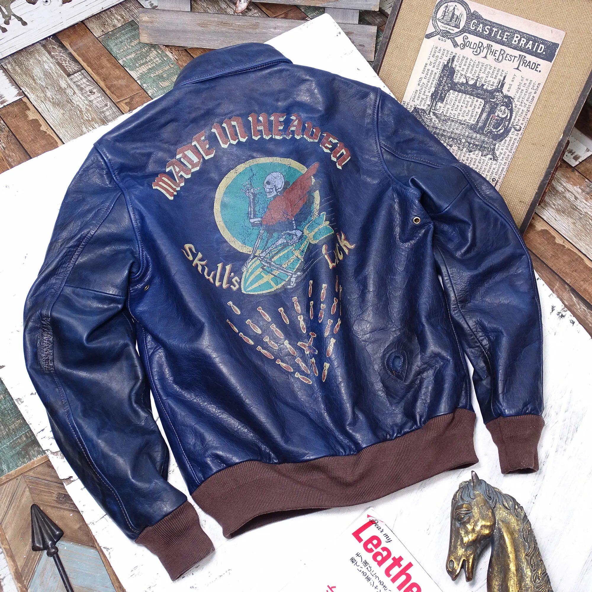 Мужская Весенняя синяя куртка A2 в стиле милитари женская летняя из натуральной