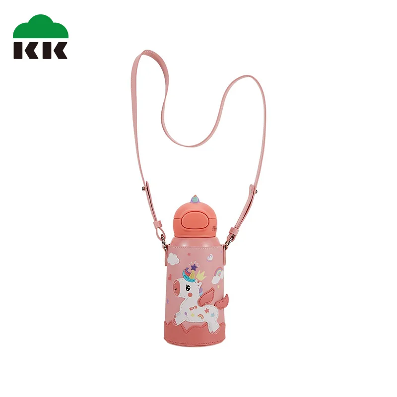

Kocotree Children's Large Capacity Insulation Cup High Beauty Stainless Steel Water Cup with Straw 650ML Water Bottle