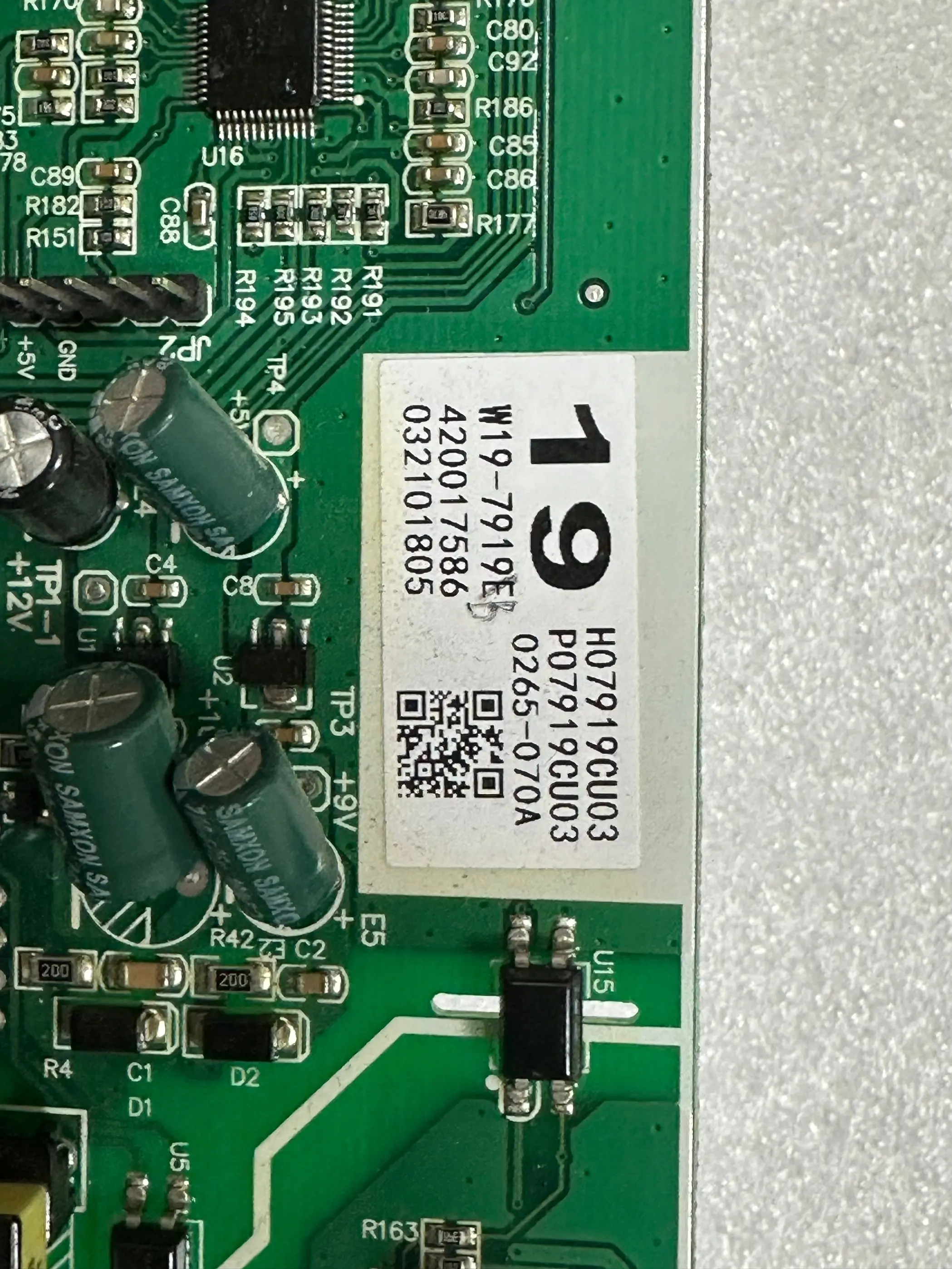 Фонарь управления питанием холодильника/холодильника Главная печатная плата