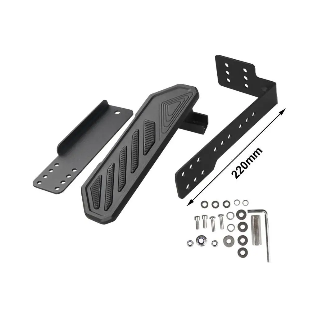 Утолщенная противоскользящая левая боковая подставка для ног с мертвой педалью