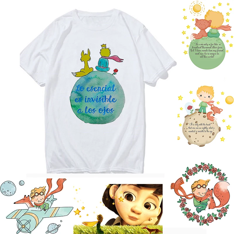 

The little Prince T Shirt Women/Men Harajuku Kawaii Magic Fox Tshirt Unisex Anime Manga Cartoon Graphic Cotton Tees Daily Tops