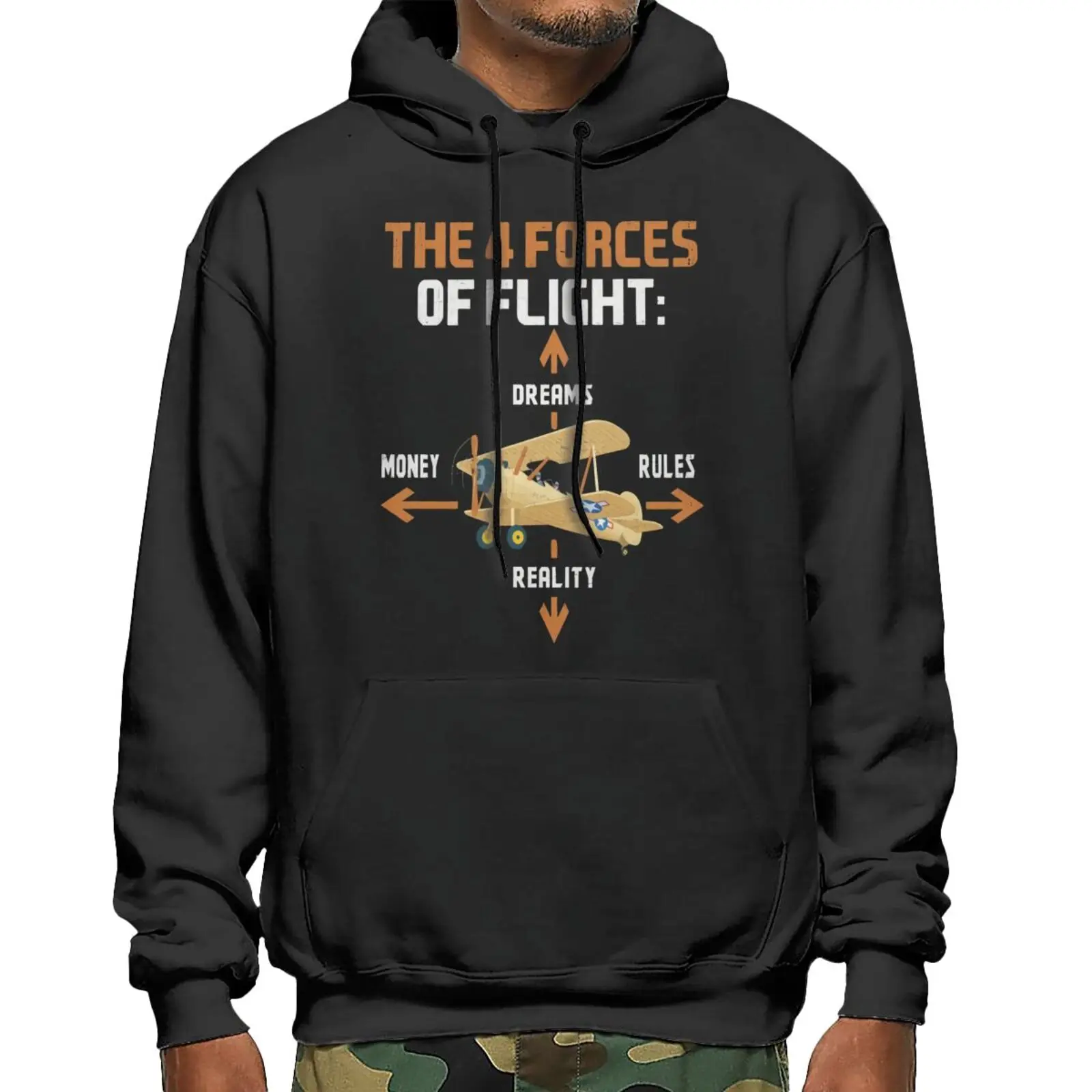 

Pilot Aviation Airplane The 4 Forces Hoodies Woman Sweatshirts Men's Top Shirt Men's Coat Techwear Men's Oversize Hoodie Hoody