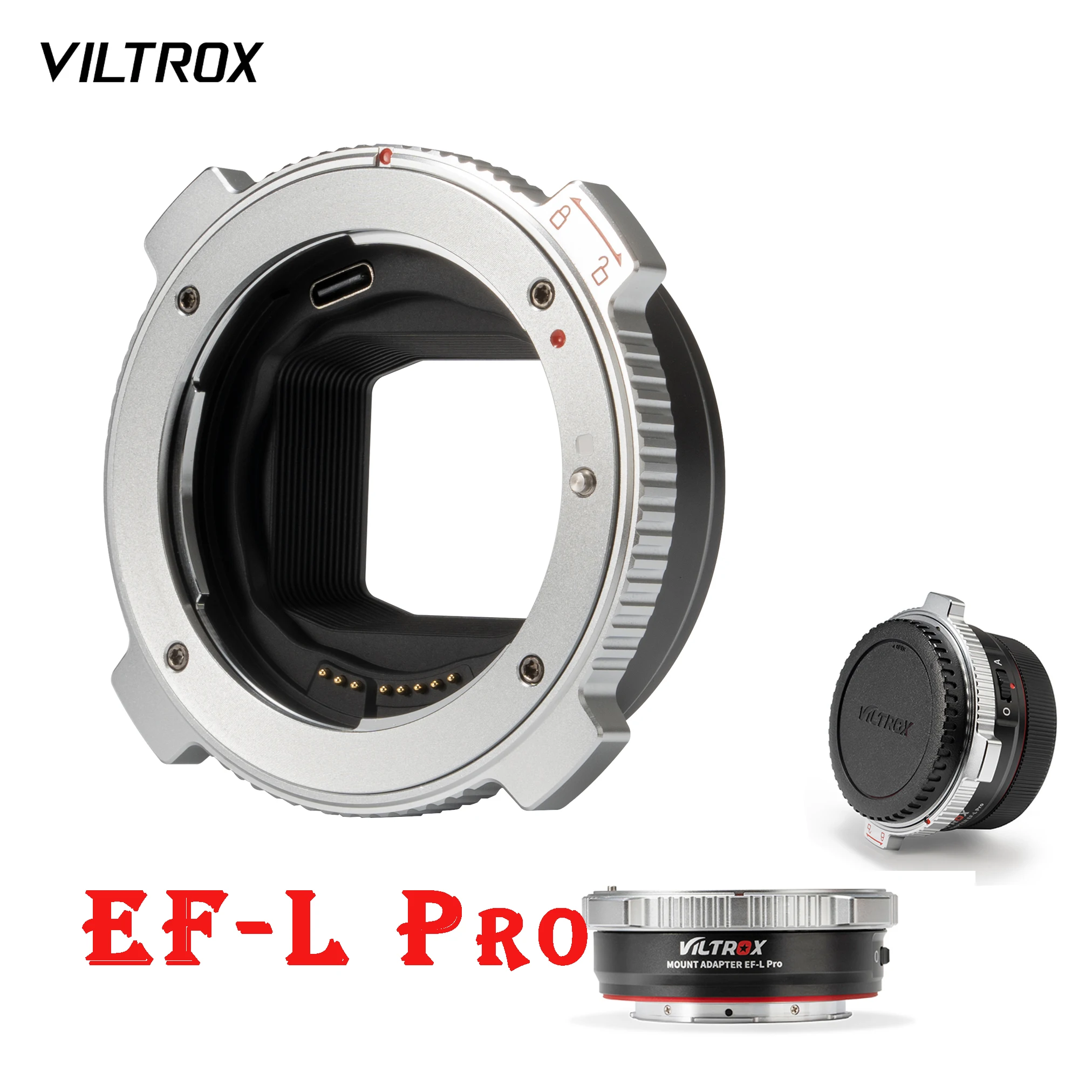 

VILTROX EF-L Pro Lens Mount Adapter Auto Focus For Canon EF EF-S Lens to L Mount Camera Leica SL2 Panasonic S1H S5 S1 S1R