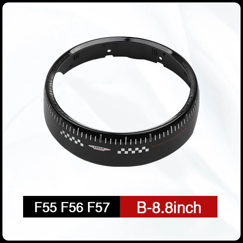 

6,5 дюйма, 8,8 дюйма, Автомобильный Центральный экран управления, модификация экрана, кольцевая КРЫШКА ДЛЯ BMW MINI Cooper S JCW F55 F56 F57, автомобильные аксессуары