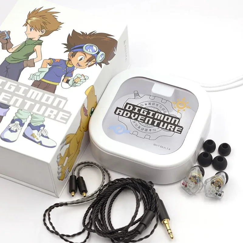 Фото Наушники-вкладыши Acoustune ANW-C010 Digimon Collaboration Edition 103 DB с проводом из бескислородной меди HiFi, подарки №4