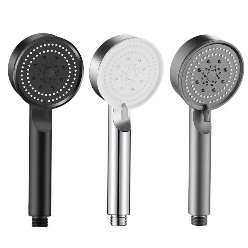 

Shower Head With Handheld Unbreakable Non-clogging Water Sprinkler 5 Modes Adjustable Leakproof Pressurized Nozzle Bathroom Tool