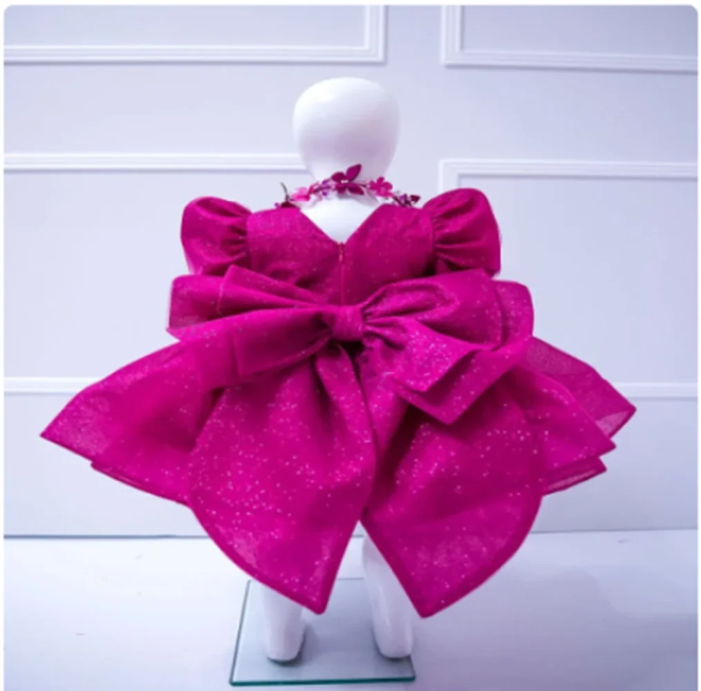 Платье для девочки с пушистыми тюлевыми наклейками платье свадьбы маленького