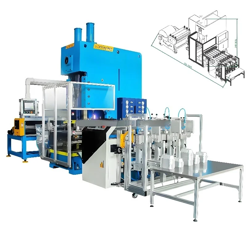 Автоматический контейнер из алюминиевой фольги для производства пищевых