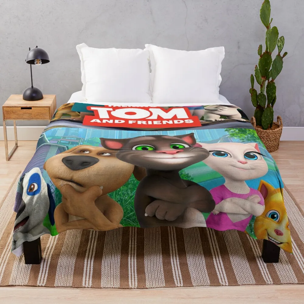 

Fourtom the My Talking and friends Tom 2 2021 Throw Blanket