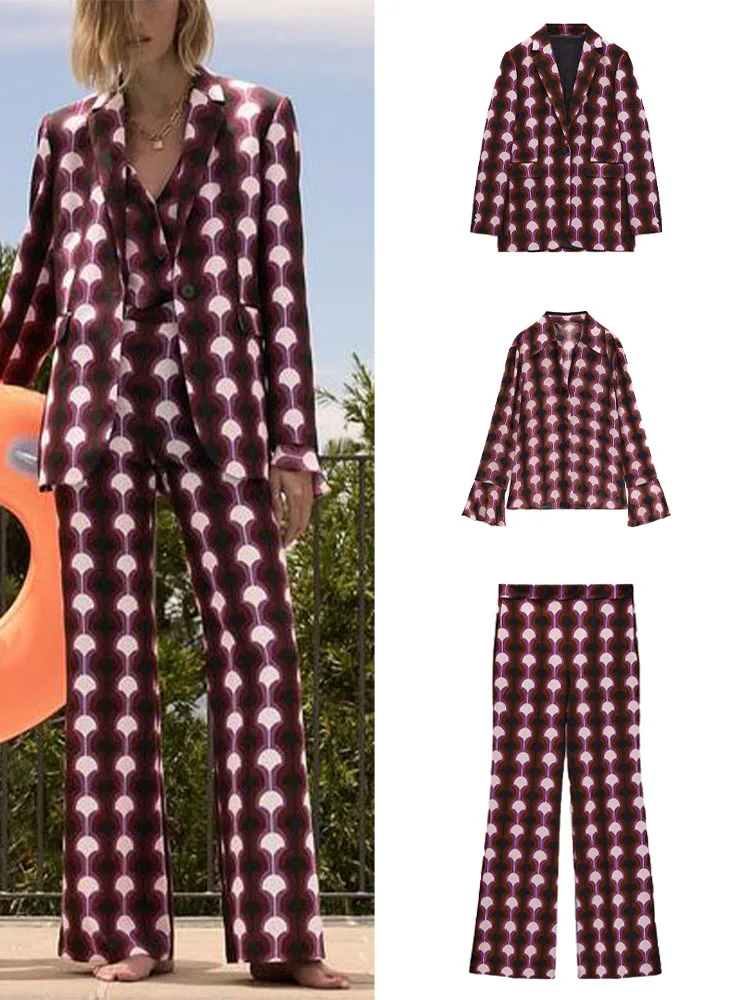 Новый весенний Универсальный костюм из многослойной декоративной рубашки с