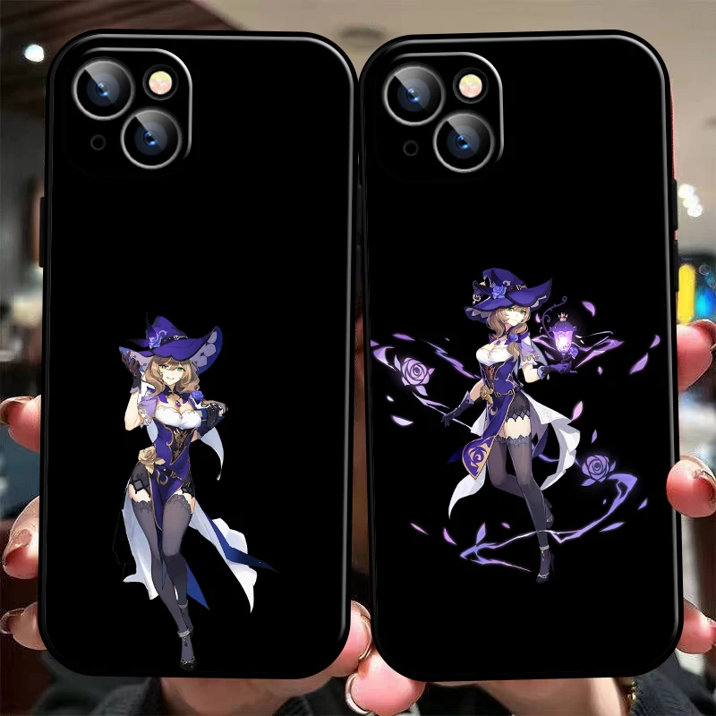 

Genshin Impact Project Game Phone Case For iPhone 11 13 12 Pro Max 12 13 Mini X XS XR MAX 5 6 7 8 Plus Back Soft Silicone Cover