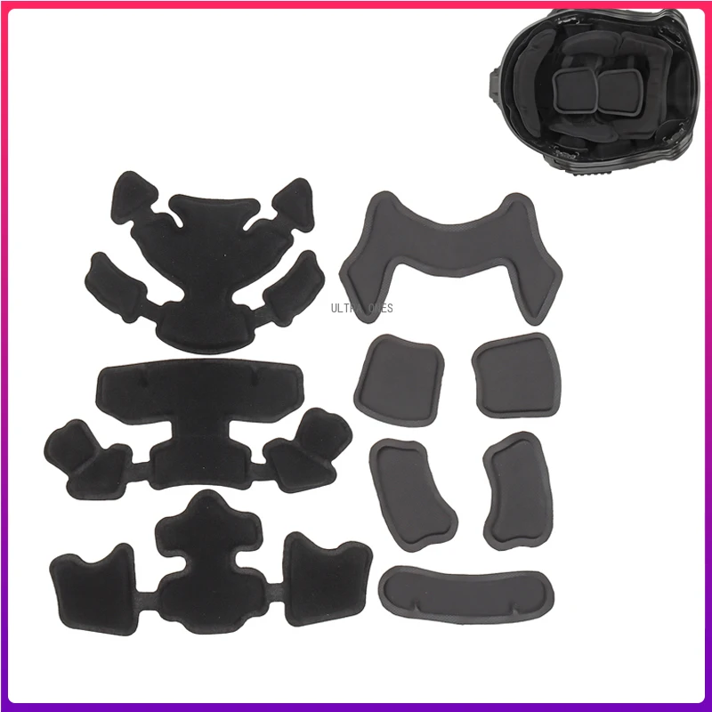 

Tactical Helmet Pads Airsoft Cs Hunting Lightweight Soft Helmet Double Cushion Mats Shooting Paintball Protective Accessories
