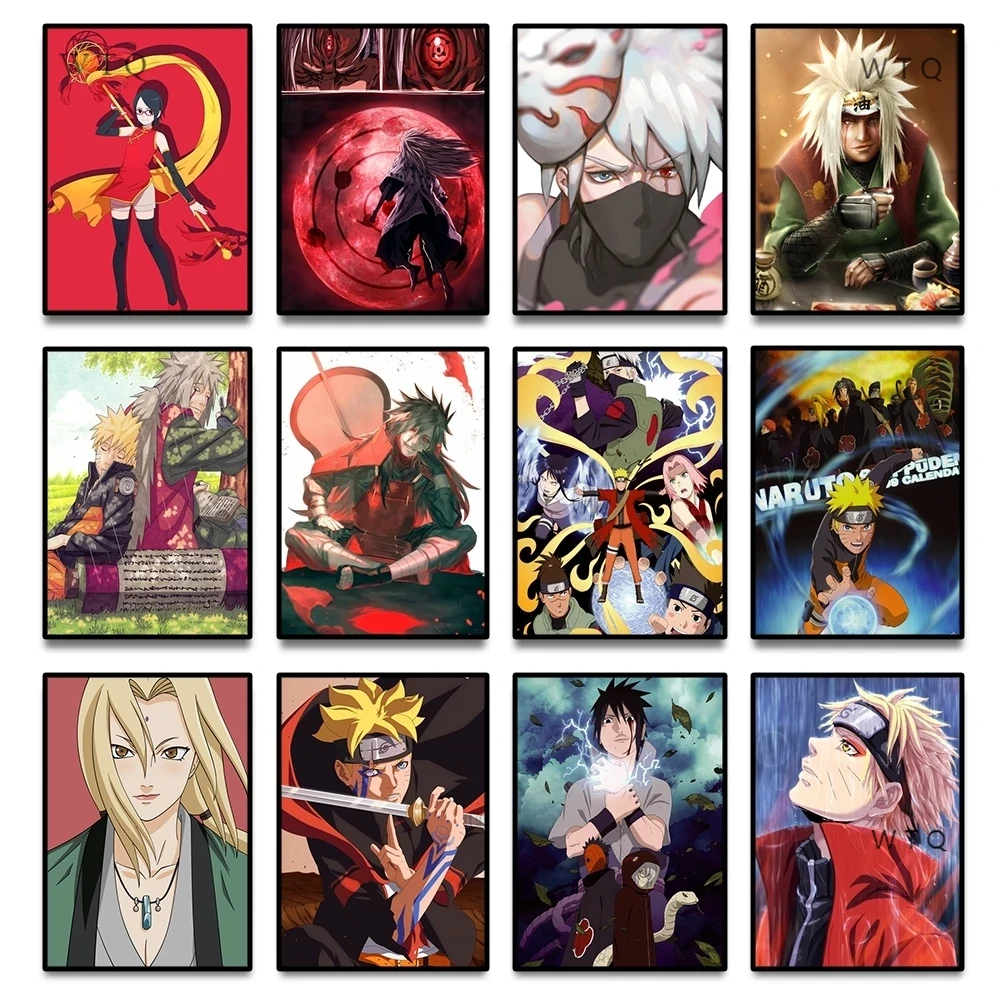 

Canvas Anime HD Print No Frame Character Picture Japanese Naruto Painting Modular Decor Home Bedroom Bandai Poster Wall Artwork
